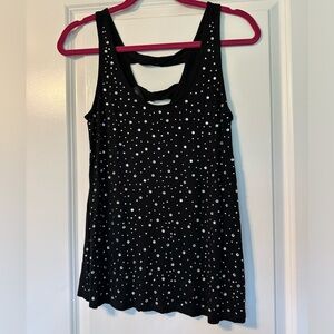 Inc International Concepts Black Gem Blouse. Size medium.